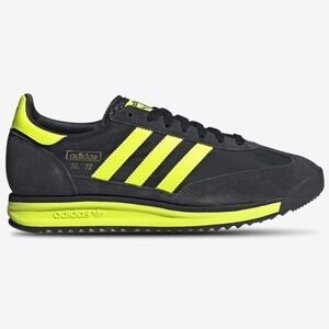 Adidas Originals SL72 RS Black and Neon Yellow Men's Sneakers Sz 8.5 New In Box